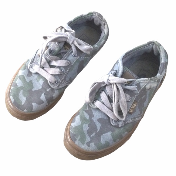 VANS Kids Camo Vans Size 1 Sneakers Shoes